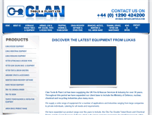 Tablet Screenshot of clantools.com